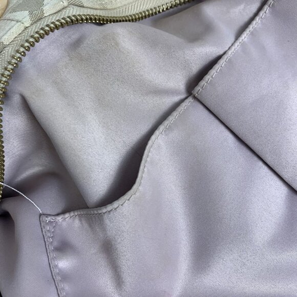 Coach Optic Metallic Signature Chain Crossbody Cream Gold Purse F19820 Hang Tag - Picture 14 of 16